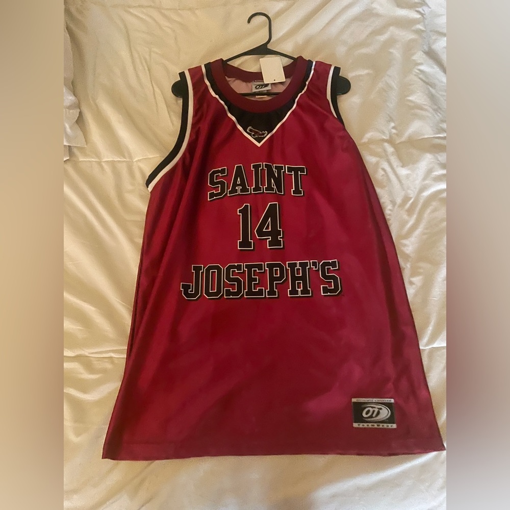 Saint Joseph’s Hawks Jameer Nelson basketball jersey XL